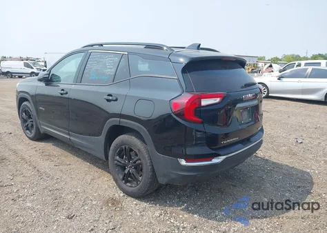 2023 GMC Terrain Awd At4 из США, поврежденный, VIN 3GKALYEG6PL257570